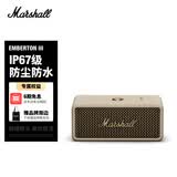 Marshall（马歇尔）EMBERTON III 蓝牙音响便携式3代无线家用户外防水续航礼物音箱送男朋友女朋友 油彩白