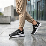 耐克NIKE跑步鞋男透气RUN SWIFT 3运动鞋春夏款DR2695-002黑白40.5