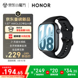 荣耀手表X5i【国家补贴】幻夜黑 智能手表 OLED窄边大屏 21天超长续航全天候健康监测双向蓝牙通话心率