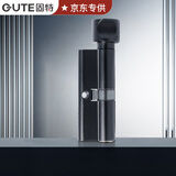 固特（GUTE）房门锁芯小70家用通用卧室门锁室内木门房间门配件锁具哑黑色铜芯