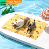 憨憨宠宠物冰垫防水狗垫子夏季降温猫咪凉垫凉席泰迪金毛中小型犬宠物垫 胡萝卜款 XL号 60*90cm