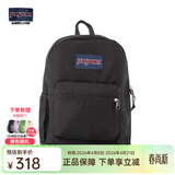 JANSPORT杰斯伯书包轻便双肩包男女旅行包简约背包电脑包学生校园 7ZNZ008爵士黑-隔层+侧袋+厚底