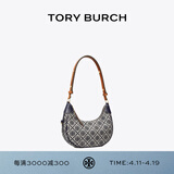 Tory Burch 汤丽柏琦  T MONOGRAM 腋下包肩背新月包TB 158513 Tory 海军蓝 405 OS