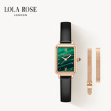 LOLA ROSE罗拉玫瑰小绿表手表女士学生百搭通勤七夕节礼物女表生日礼物女生