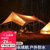 原始人（The Primitive） 户外露营灯野营照明氛围天幕帐篷灯串led超长续航装饰用品串灯带 10米80灯-白色磨砂球（电池款）