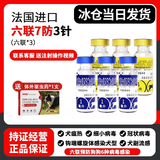 宠莱富狗狗疫苗幼犬疫苗狂犬疫苗幼犬四联法国进口六联疫苗狗狗幼犬疫苗狗狗四联疫苗 【六联七防】三支六联+驱虫药 1支*1支