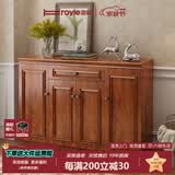 雷勒鞋柜新中式简约现代门厅柜客厅收纳柜子储物柜多功能美式玄关柜 404款148.2*34.3*100cm