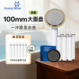 Aroma Sense过滤手持花洒喷头增压沐浴花洒韩国进口活性碳除氯净水过滤 PRC瓷白标配+6支过滤棉+碳盒