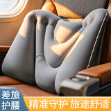 乐活旅行充气腰垫腰靠腰枕便携坐长途飞机汽车开车用护腰靠垫腰托腰托坐垫