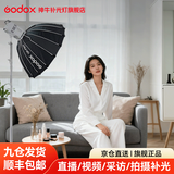 神牛补光灯【12期免息 顺丰包邮】LE200Bi/300Bi 双色温直播补光灯 led300W摄影常亮灯 录制拍照影棚灯 LE-Bi系列单灯套装-短抛快装柔光箱+网格 LE200Bi【黑色款】