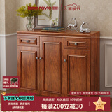雷勒鞋柜新中式简约现代门厅柜客厅收纳柜子储物柜多功能美式玄关柜 403款120*34.3*100cm
