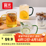 富光玻璃杯水杯子茶杯具凉水杯牛奶啤酒果汁杯子耐高温马克杯家居馆