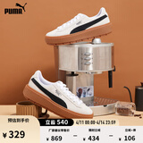 彪马（PUMA）厚底鞋|复古增高松糕鞋女春季休闲鞋PLATFORM 365830 白-黑色-15 38