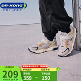 江博士学步鞋运动鞋秋季男女宝宝鞋透气休闲儿童鞋B14243W018灰/卡其27