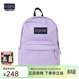 JANSPORT杰斯伯书包轻便双肩包男女旅行包简约背包电脑包学生校园 4QUE5M9暮山紫/风信紫-隔层+侧袋