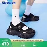 斐乐（FILA）FUSION斐乐潮牌女鞋运动凉鞋休闲运动鞋硬糖凉鞋 黑-BK 37.5