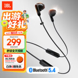 JBL TUNE 235BT 半入耳式蓝牙耳机 颈挂式耳机 防水设计免提通话 适用苹果小米 送朋友礼物推荐 黑色