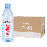 依云（evian）法国进口天然矿泉水小瓶装水 依云饮用水塑料瓶灰箱包装随机发 依云塑料瓶500ml中文版 依云塑料瓶