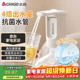 志高（CHIGO）抽水器桶装水 99.99抗菌 上水器电动 高续航双泵折叠双出水口D33