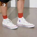 匡威（Converse）官方All Star经典帆布男女高帮休闲运动小白鞋101009 101009/白色 44