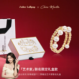 Amber Lollipop王玉雯同款珍珠戒指女活口食指尾戒生日礼物实用送女朋友老婆闺蜜