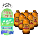 宾得宝（Bundaberg）含气干姜汁饮料375ml*6玻璃瓶装  澳州网红春日出游果汁气泡水