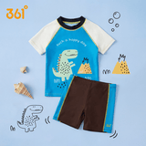 361°儿童泳衣分体式男童中小童温泉学生运动泳衣泳裤两件套泳装