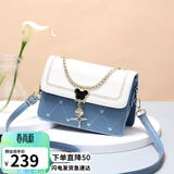 爱情海牛皮包包女包斜挎包品牌单肩包小方包生日礼物高级感送女友老婆