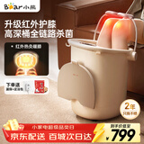 小熊（Bear）泡脚桶按摩杀菌足浴盆电动智能泡脚盆养生恒温加热洗脚桶小白桶送父母长辈生日实用母亲节礼物