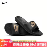耐克男子 运动拖鞋 NIKE VICTORI ONE SLIDE运动鞋CN9675-006黑40
