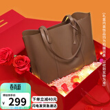 viney牛皮包包女包大容量托特包单肩包手提包生日礼物高级感送女友老婆