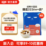 喔喔（WOWO）猫粮成猫 全价无谷冻干三鲜猫干粮40g 经典海苔味 40%粗蛋白
