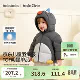 巴拉巴拉童装儿童羽绒服男女童外套冬装2025新款婴儿衣服保暖加厚泡芙羽绒