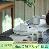 万仟堂茶具套装 整套功夫茶具 陶瓷4人高档送礼家用客厅 山水之间