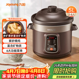 九阳（Joyoung）电炖锅电炖盅5L大容量紫砂预约电砂锅 多功能锅 智能定时精炖煮粥煲汤锅DG50Z-GD510
