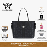MCM 官旗LIZ中号双面托特包子母包单肩手提时尚礼物 经典款黑色 中号