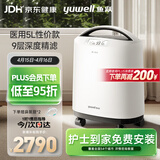鱼跃医用分子筛制氧机5升L吸氧机家用老人医用级孕妇呼吸雾化8F-5CW