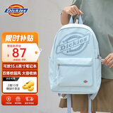 Dickies双肩背大学生通勤书包大容量初高中男女电脑包旅行包2026新款浅蓝