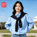 MINISO针织披肩夏季薄款外搭披肩办公室空调房肩颈防凉防吹搭肩 黑色