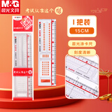 晨光（M&G）考试涂卡尺15cm学生直尺孔庙系列绘画测量尺子开学文具ARL96099考试推荐