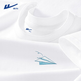 回力短袖t恤男夏季潮牌休闲男士熊猫体恤青少年ins潮流透气纯棉半截袖 白色(h童年回忆胸标) 【220G重磅】 2XL /185(建议160斤-180斤左右)