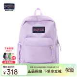 JANSPORT杰斯伯书包轻便双肩包男女旅行包简约背包电脑包学生校园 7ZNZ5M9暮山紫-隔层+侧袋+厚底