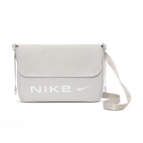 耐克NIKE女子单肩斜挎包翻盖磁扣闭合织物 FZ2516-014灰MISC 