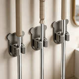 馨沛拖把挂钩免打孔卫生间收纳神器粘钩扫把挂架拖布卡扣固定神器