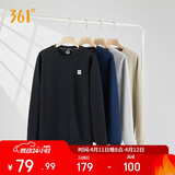 361°卫衣男装春夏季长袖运动服休闲跑步圆领宽松上衣服652334801D-6