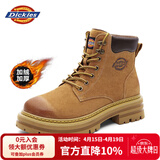 Dickies男士马丁靴高帮时尚男靴工装靴情侣靴男 土黄-加绒 41-男款