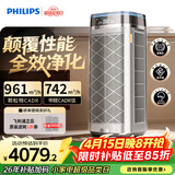 飞利浦（PHILIPS）空气净化器除甲醛烟味神器新房专业室内家用孕妇婴儿双风机杀菌净化机除螨尘花粉过敏原AC9008