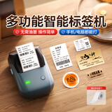 精臣 B1智能标签打印机生产日期商品合格打价格条码服装吊牌热敏不干胶姓名贴纸手持小型超市价签商用 B1湖蓝+送1卷白色标签（京仓发货）