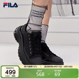 FILA 斐乐官方帆布鞋女鞋LAVA胖胖底厚增高鞋板鞋休闲小白鞋