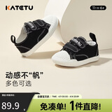 卡特兔宝宝学步鞋春新童鞋幼儿园室内鞋女童帆布机能鞋男童布鞋X1CJ011